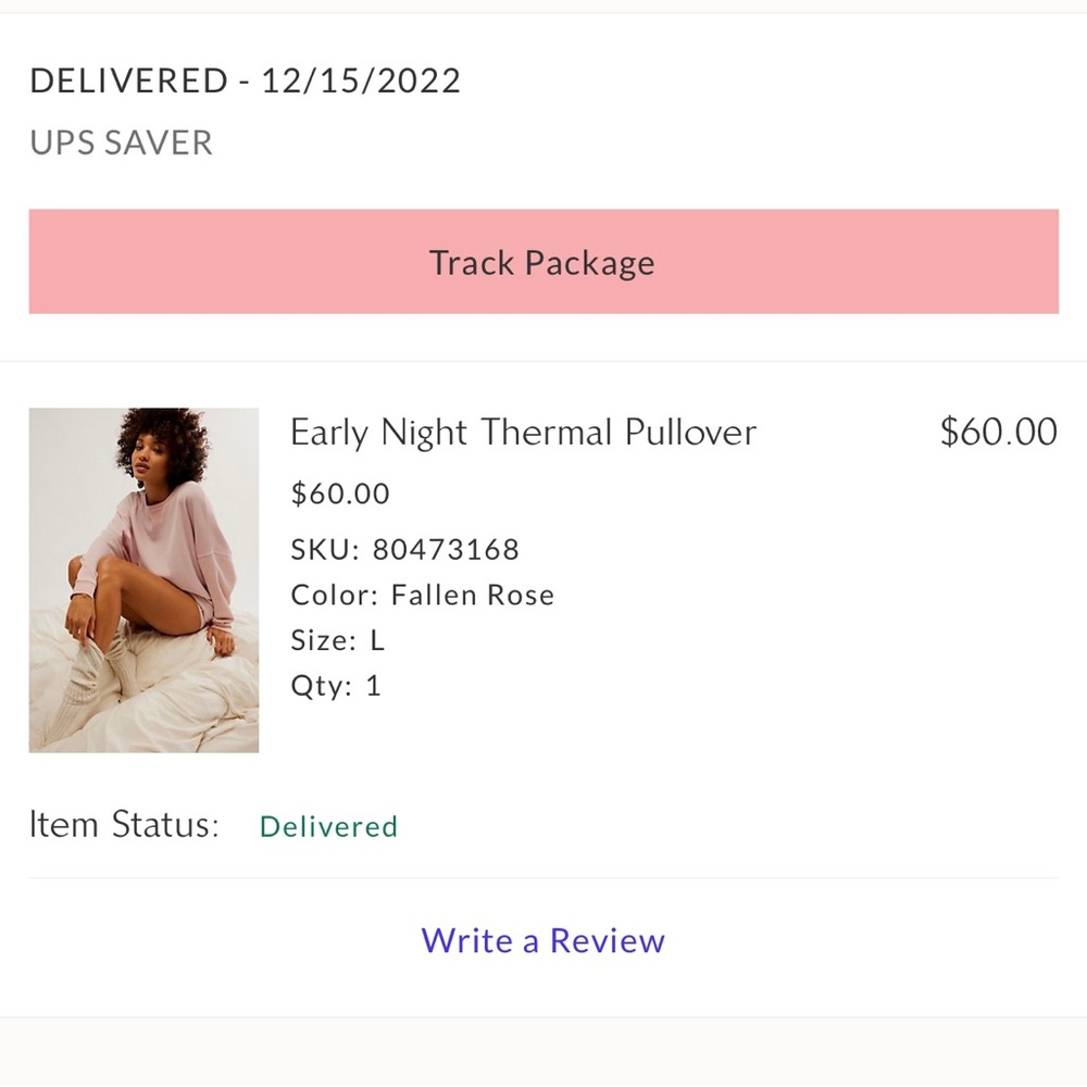 Free People Thermal Shirt